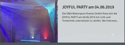 JOYFUL PARTY am 04.06.2019